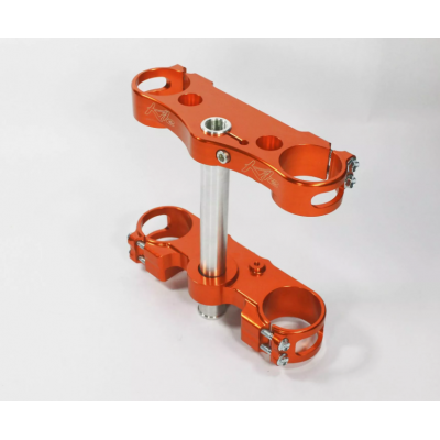 Τιμονόπλακα μηχανής KITE TRIPLE CLAMP MX-EN Orange